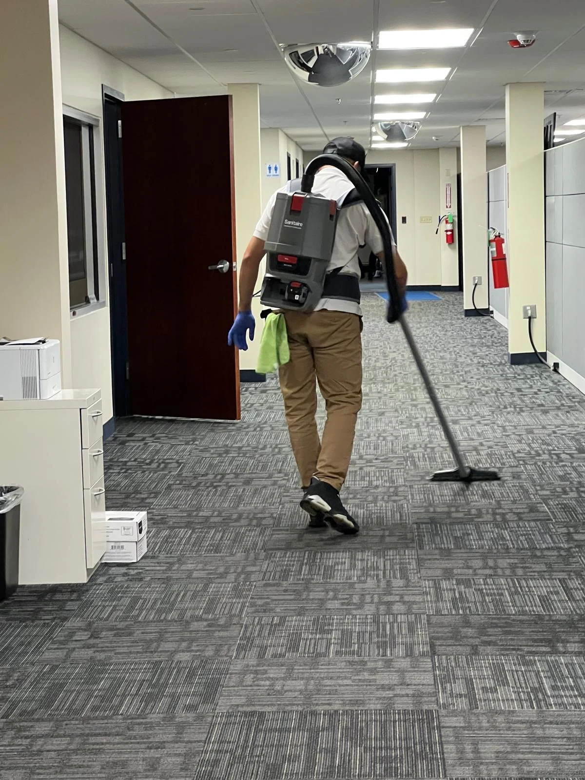 Commercial & office cleaning — Rivera Cleaning team at work